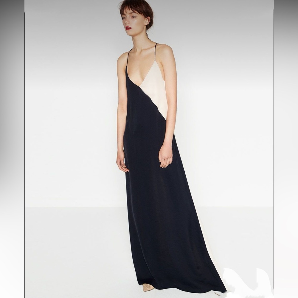 ZARA Tri-Color Dress